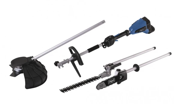 Daugiafunkcinis sodo įrankis Scheppach BC-MFH400-X, 2x20V korpusas