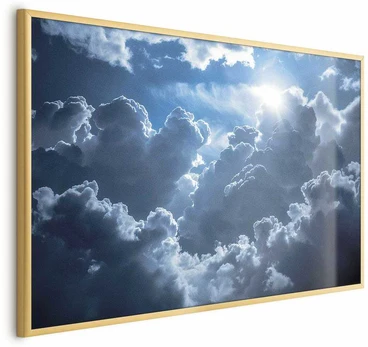 Artgeist Plakatas - Lively Scene: The Sun Battling the Clouds