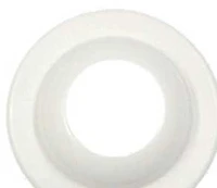 Megatherm Bøsningskrave plast hvid 1"