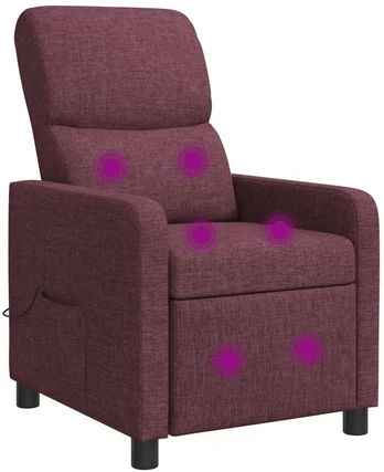 Fotelis Atsilošimas Violetinė Audinys