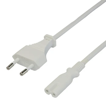Maitinimo laidas DELTACO CEE 7/16 - C7, 3,0m, baltas / 1902294
