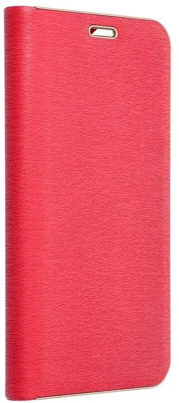 Dėklas Oem LUNA Book Gold for SAMSUNG S22 red