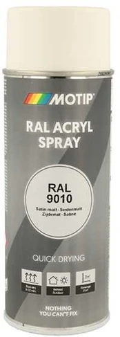 Motip Industri Ral 9010 semimat 400ml
