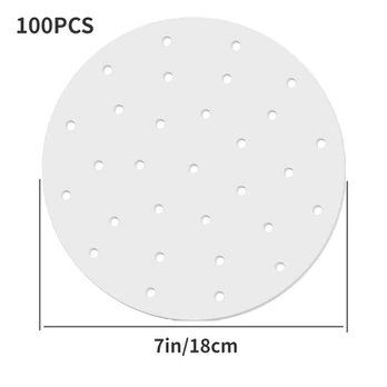 pergamentinis popierius, 100 vnt, 7 colių / 18 cm