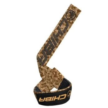 Chiba Lifting Straps (40605) Camo Sand 2 vnt. (Diržai štangai kelti)