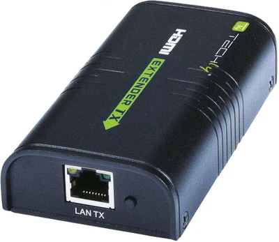Buitinis ilgintuvas Techly 306011 HDMI Receiver, juoda