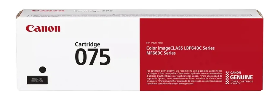 6365C002 (CRG075BK), Originali kasetė (Canon)