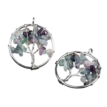 Pakabukas Gyvybės medis, Fluorite (one)