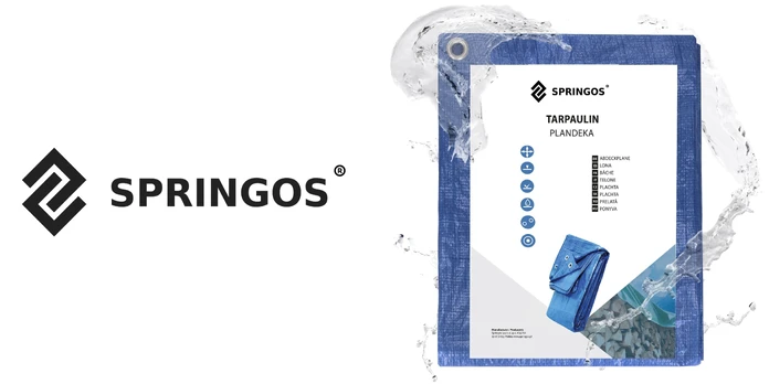 Springos GA2123 PLANDEKA 2 X 3 M mėlyna