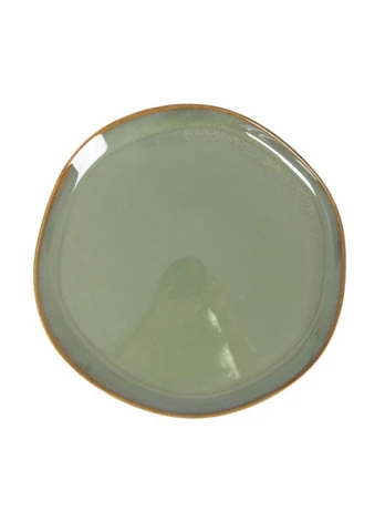 Lėkštė 28cm. Plato llano Duomo verde.