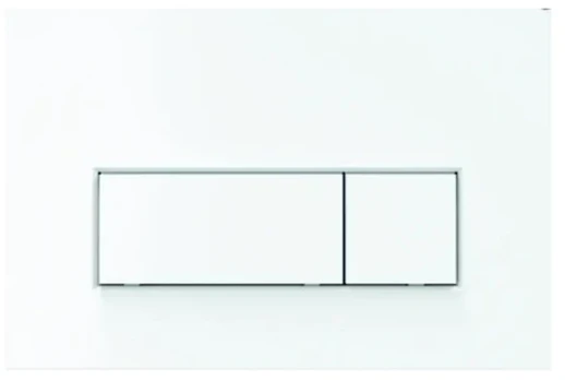 WC klavišas M570-GAM-01/ JELLOW / RECTANGLE WH / PRZYCISK WC PROSTOKĄT Baltas POŁYSK /