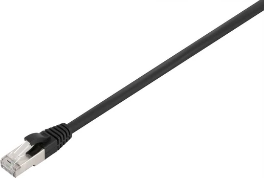 Fuj:tech CAT6A S/FTP -verkkokaapeli, 1 m, musta
