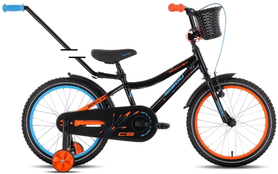 Dviratis Tabou Rocket CS Alu 12 black-orange
