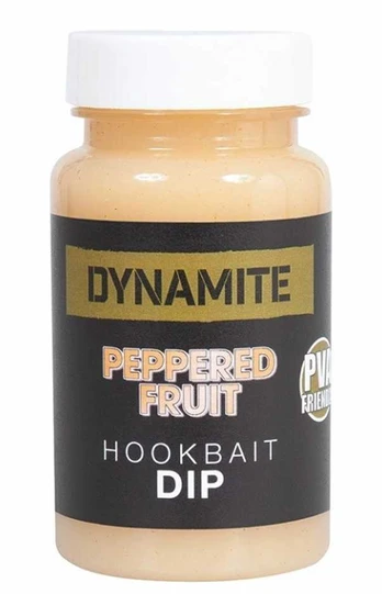 Skystas priedas Dynamite Baits Hookbait Dip 100ml - Peppered Fruit