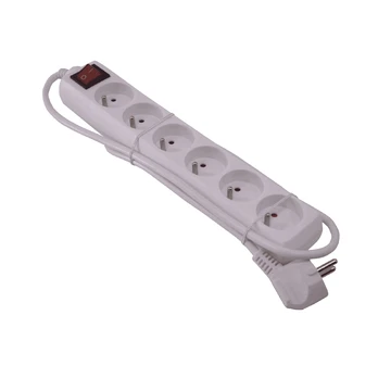 Buitinis ilgintuvas, 1.0 mm², 1 m, 6 lizdų