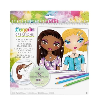 CRAYOLA spalvinimo rinkinys Make-up Sketch, 04-1056
