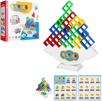 Pusiausvyros žaidimas Bambebe Tetra Tower, 32 vnt.