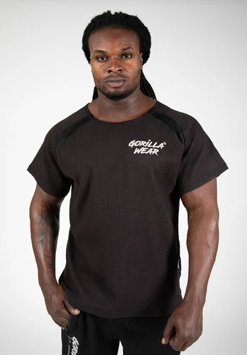 Gorilla Wear Augustine Old School Work Out Top - Black
