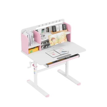 Ergonomiškas vaikų rašomasis stalas Study 5.0 Pink