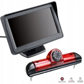 Monitorius 4,3 colio atbulinės eigos kamera Ducato Jumper Boxer
