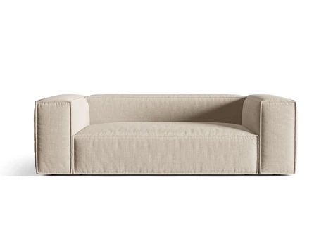 Sofa, Nuria, 3 vietų, 110x210x72, smėlio spalvos