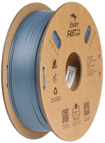 Filamentas Creality Ender Fast PLA 1.75mm 1kg – pilkas