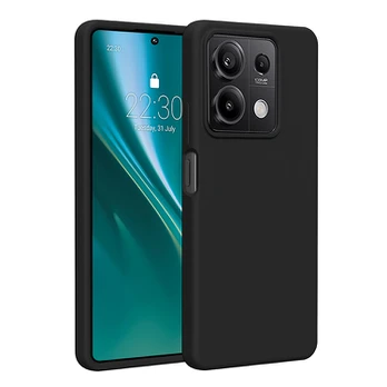 Dėklas Etteri Silicone case for Xiaomi Redmi Note 13 5G juodas