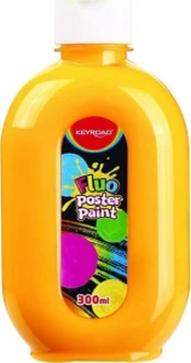 Neoninė plakatų dažų "fluo" 300ml buteliukas