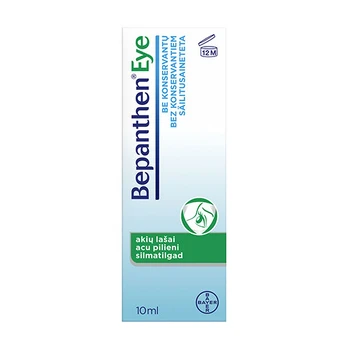 BEPANTHEN Eye akių lašai, 10 ml