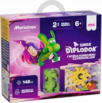Marioinex *****Mini wafle Diplodok i scena 148el 06194