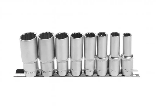 1/2" 12-point socket wrench set, 8 pcs.