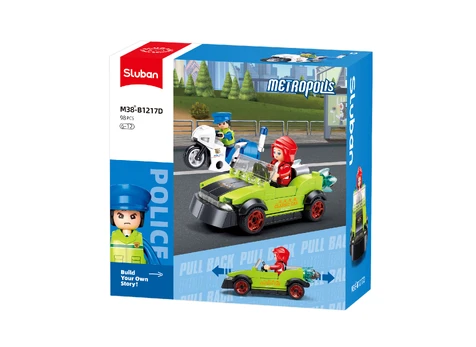 Konstruktorius Sluban Metropolis M38-B1217, plastikas