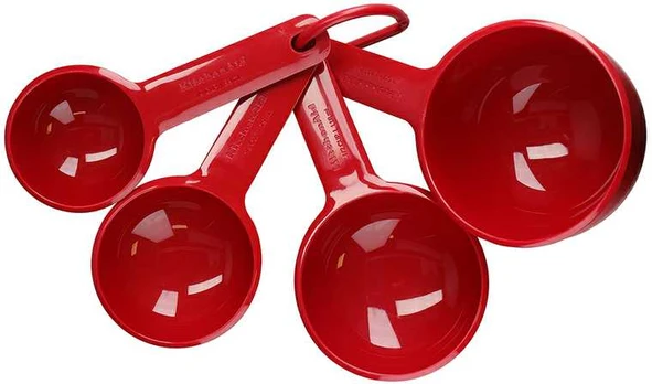 Kitchenaid Culinary Tools KitchenAid miarki kuchenne cups 4 vnt Empire Raudona