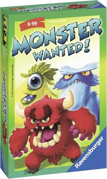 Ravensburger 234288 "monster Wanted" kortų žaidimas