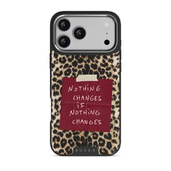 Nothing Changes - iPhone 17 Pro Max Case, Elite Dark (MagSafe) / Silver