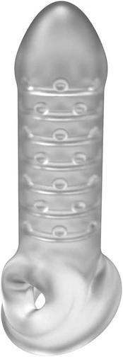 Doc Johnson OptiMALE Thin Extension Ball Strap 15cm Transparent Sleeve