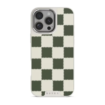 Retro Grid - iPhone 16 Pro Max Case, Elite Light (MagSafe) / Silver