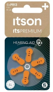 itson itsPREMIUM hearing aid battery PR13IT/6RM | PR13(48)IT/6RM kaina