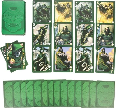 Paladone Dr Doom Playing Cards in a Tin