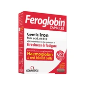 FEROGLOBIN kapsulės N30 kaina