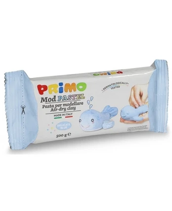 Molis PRIMO, pastelinės mėlynos spalvos, 500 g