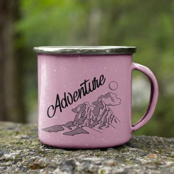 Metalinis puodelis "Adventure"