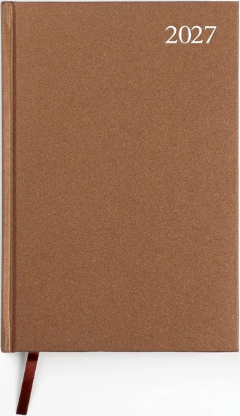 Darbo knyga STANDARD 2027, PVC, A5, ruda LT