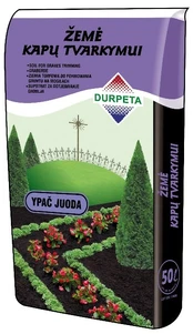 Kapų tvarkymo žemė DURPETA, juoda, 50 l kaina