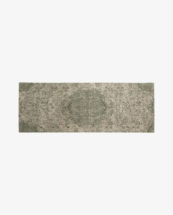ARIA žakardo austas kilimas, 75x200 - žalias