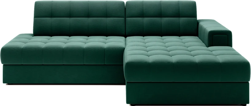Kampinė sofa Blezalt, žalia