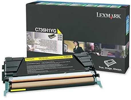 Rašalinio spausdintuvo kasetė Lexmark, geltona
