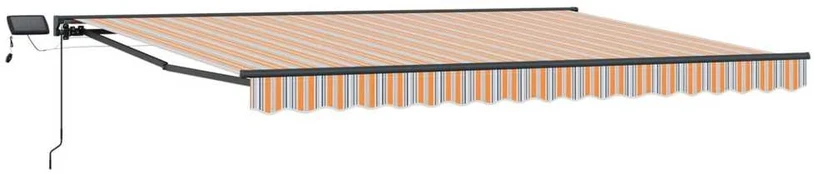 Rankinis markizės rėmas su LED 4,5 × 3,5 m