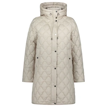 Lengvas paltas moterims, Pilka, Quilted Jacket