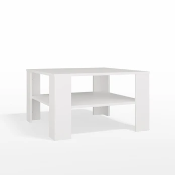 Kavos staliukas Square, baltas, 68 cm x 68 cm x 40 cm